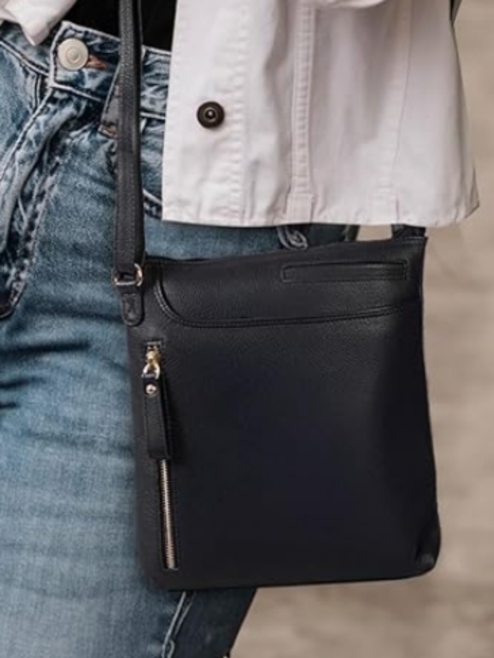 Leather Crossbody Bag